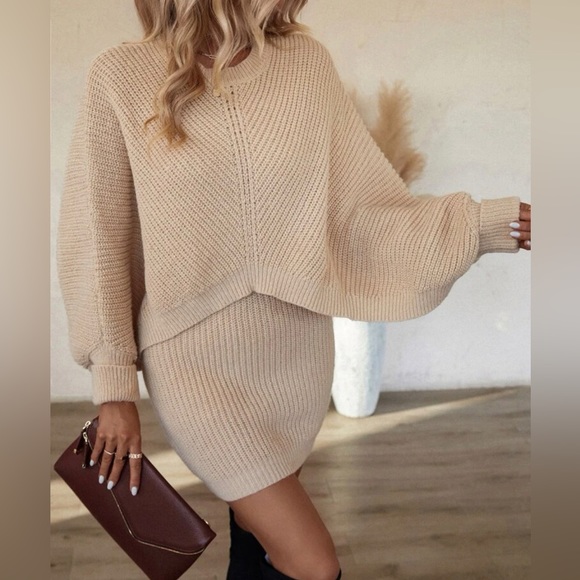 Knitted Sweater and Dress Set - Picture 3 of 5